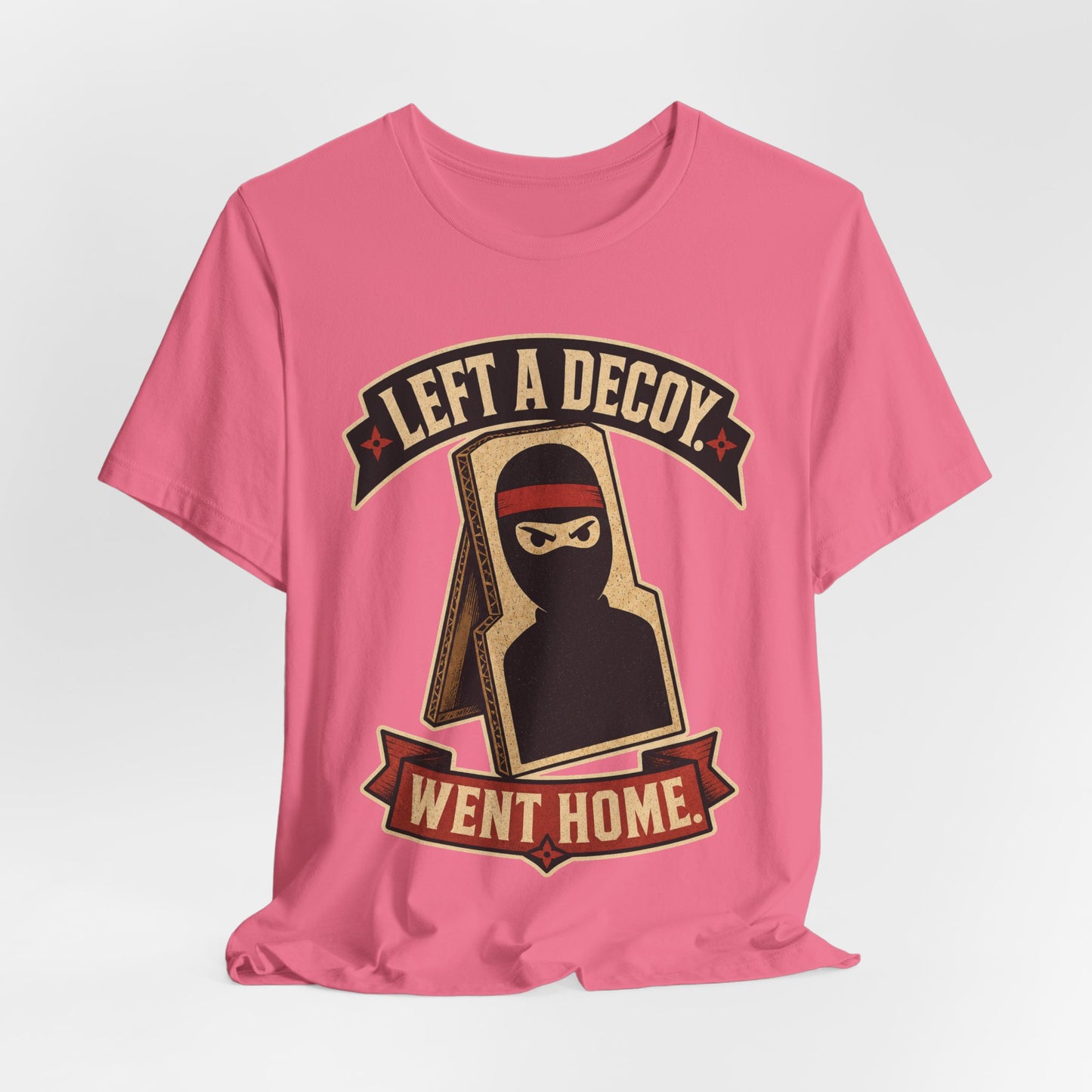 Left a Decoy Went Home Funny Ninja Office Shirt | Khai Studio