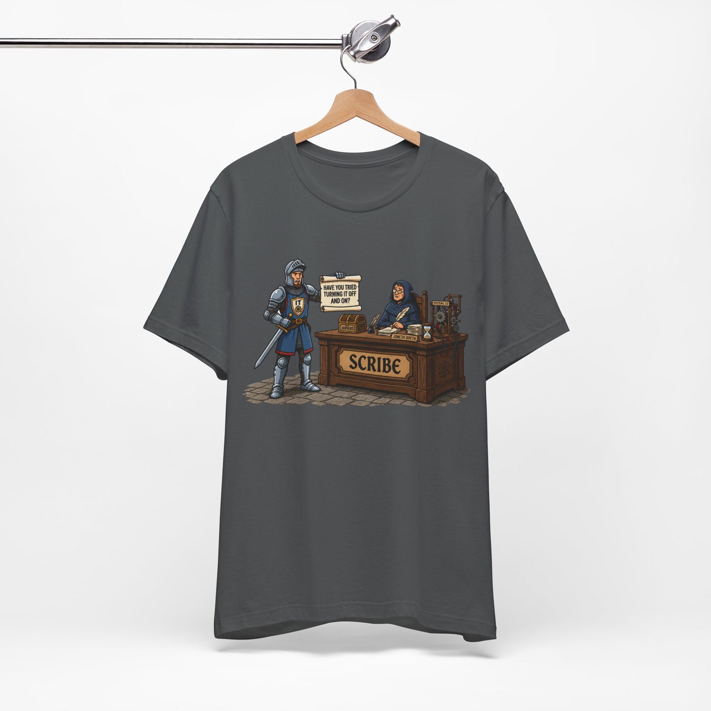 Help Desk Have You Tried Turning It Off and On Funny Burnout Shirt | Khai Studio