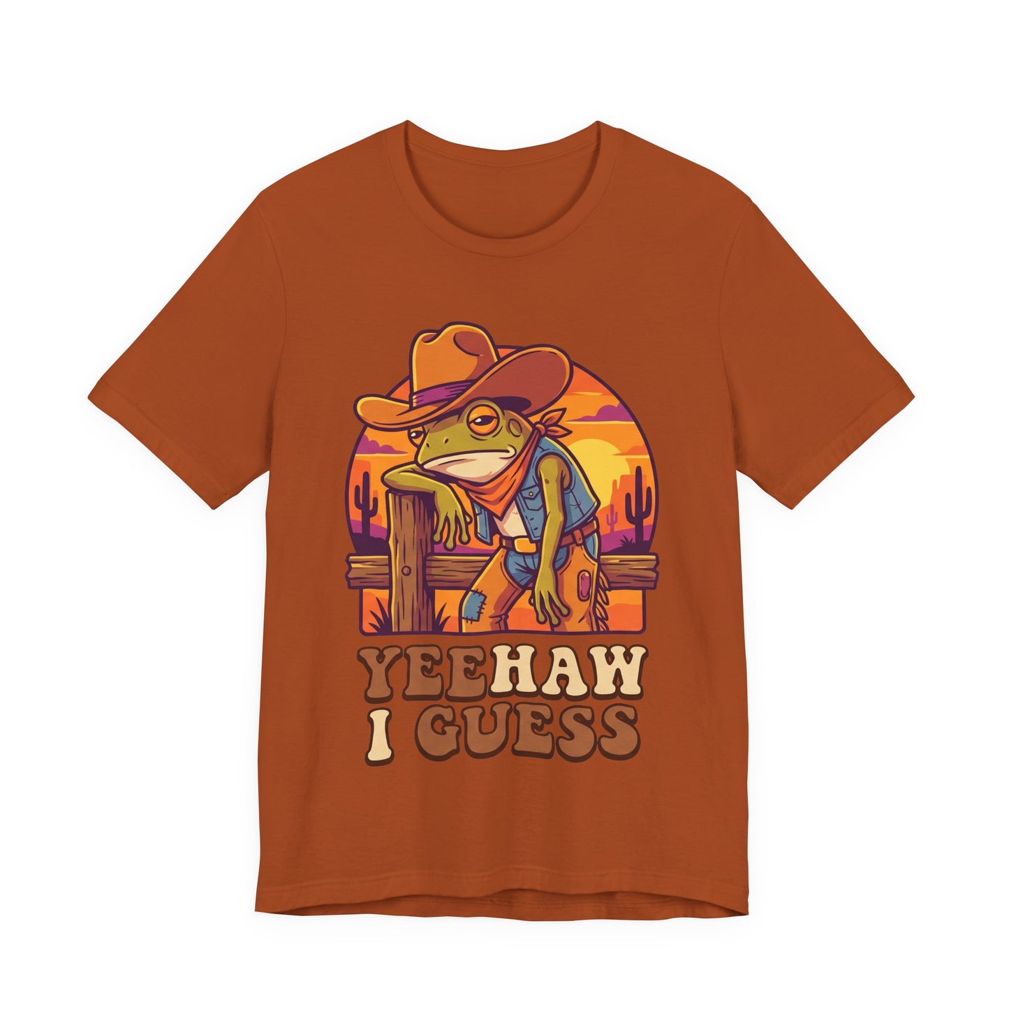 Yeehaw I Guess Funny Burnout Shirt | Khai Studio