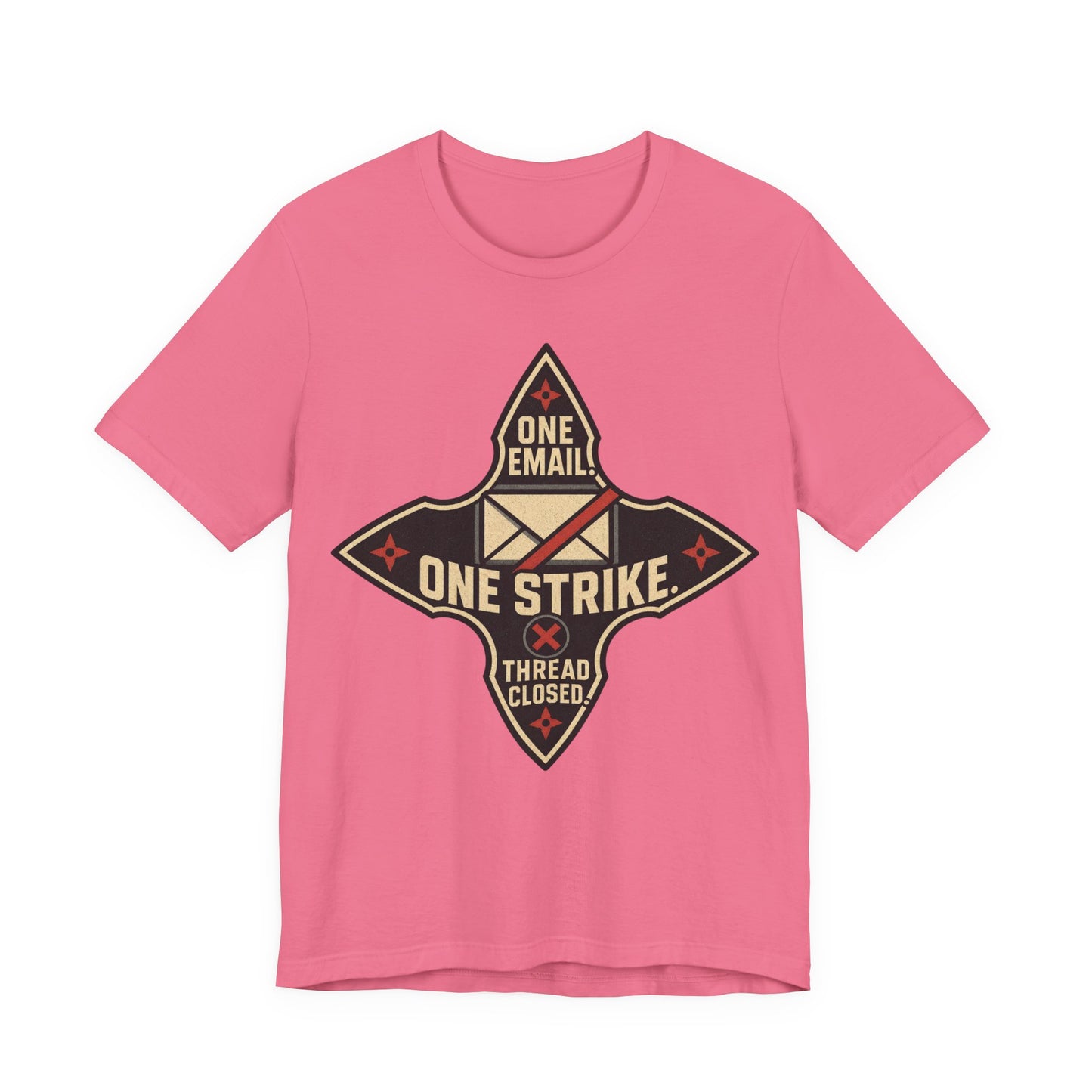 One Email One Strike Thread Closed Funny Ninja Office Shirt | Khai Studio