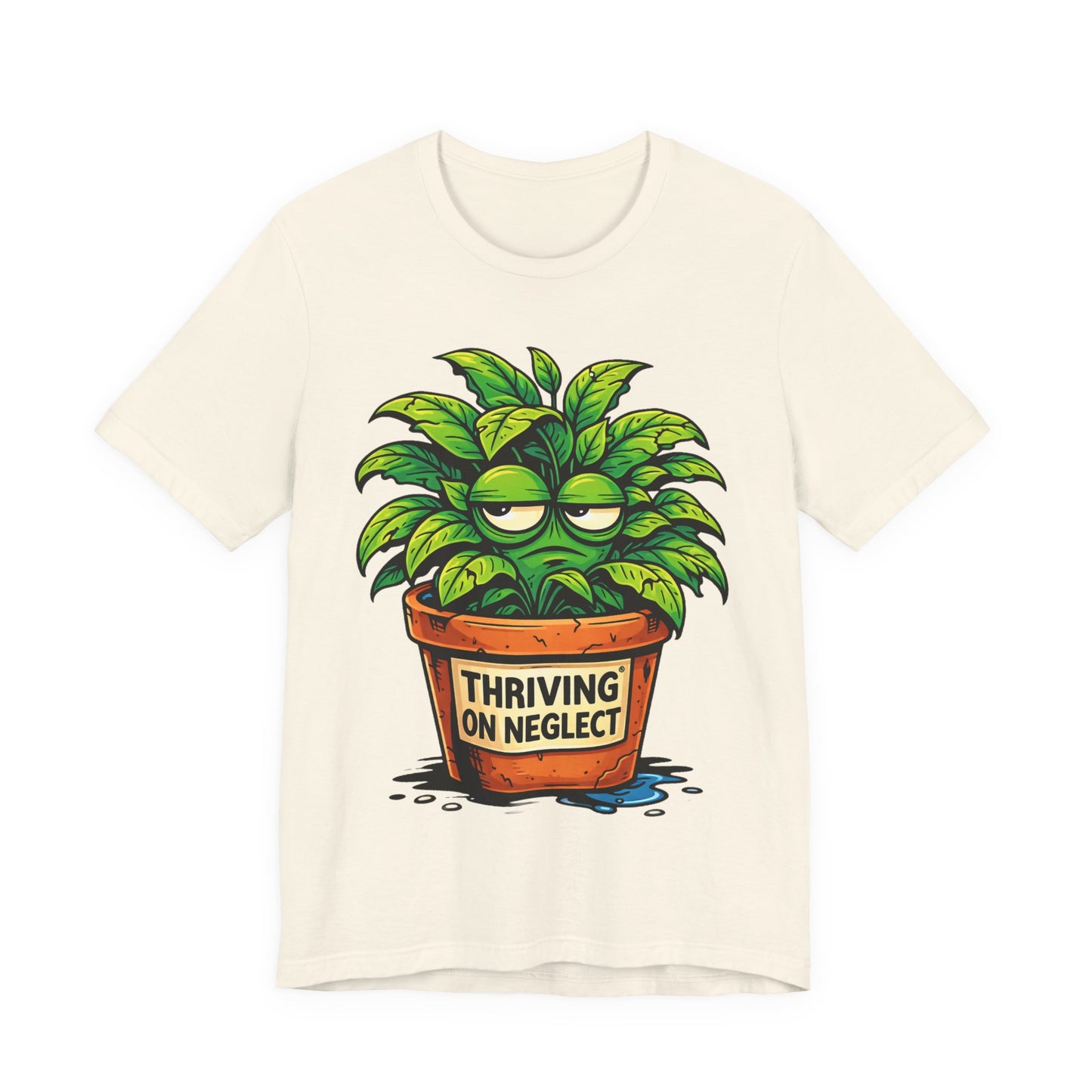 Thriving on Neglect Funny Burnout Shirt | Khai Studio