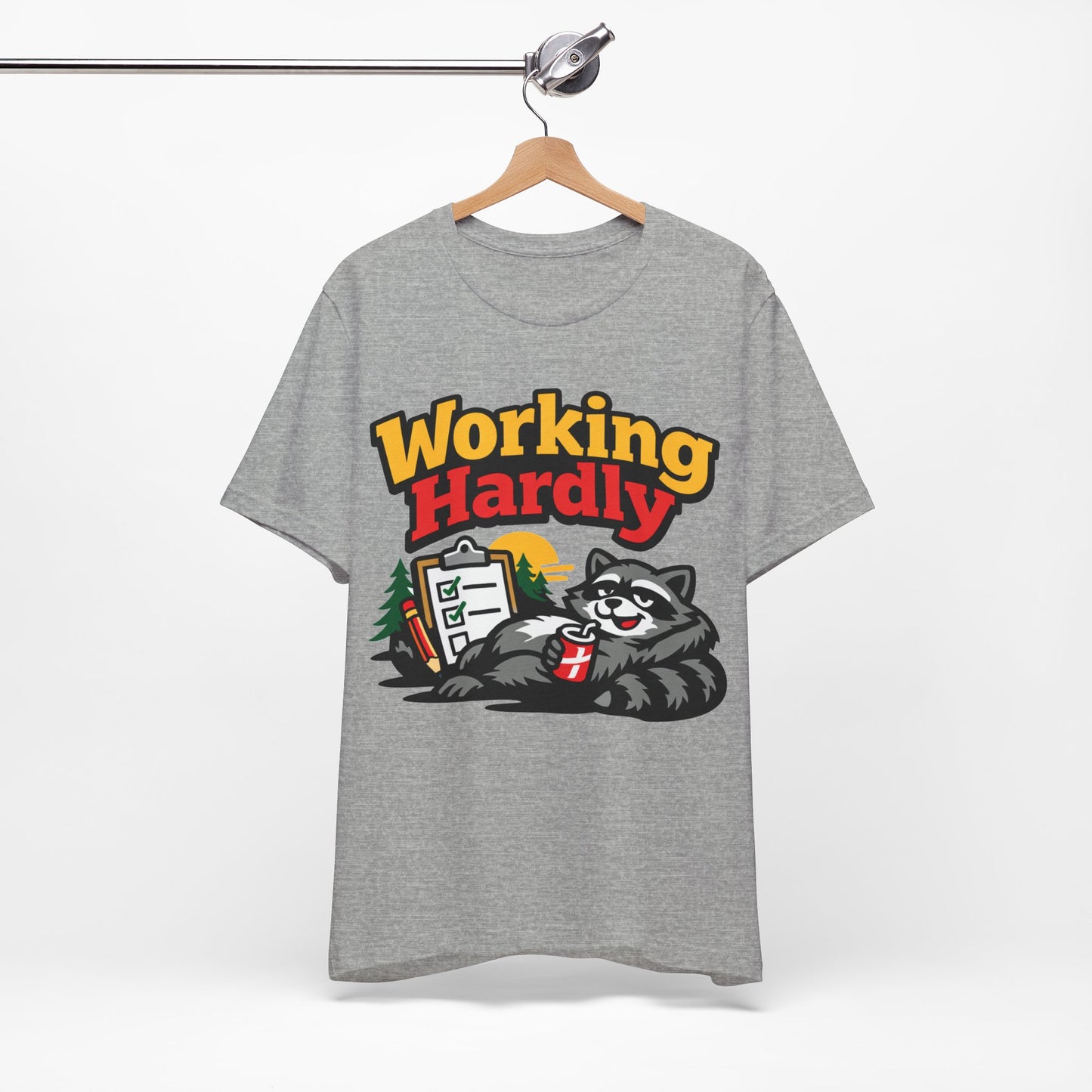 Working Hardly Funny Burnout Shirt | Khai Studio