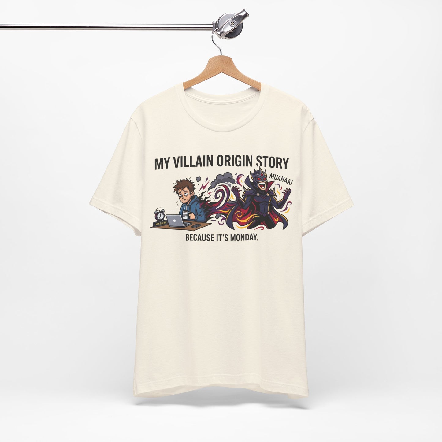 My Villain Origin Story Because It's Monday Funny Burnout Shirt | Khai Studio