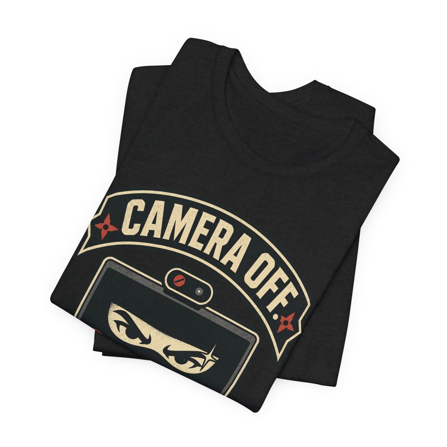Camera Off Mission On Funny Ninja Office Shirt | Khai Studio