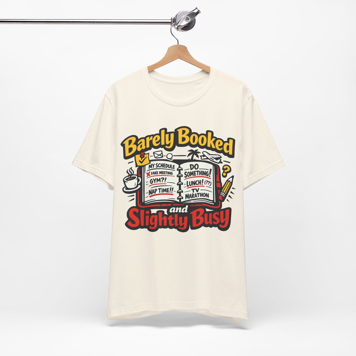 Barely Booked and Slightly Busy Funny Burnout Shirt | Khai Studio