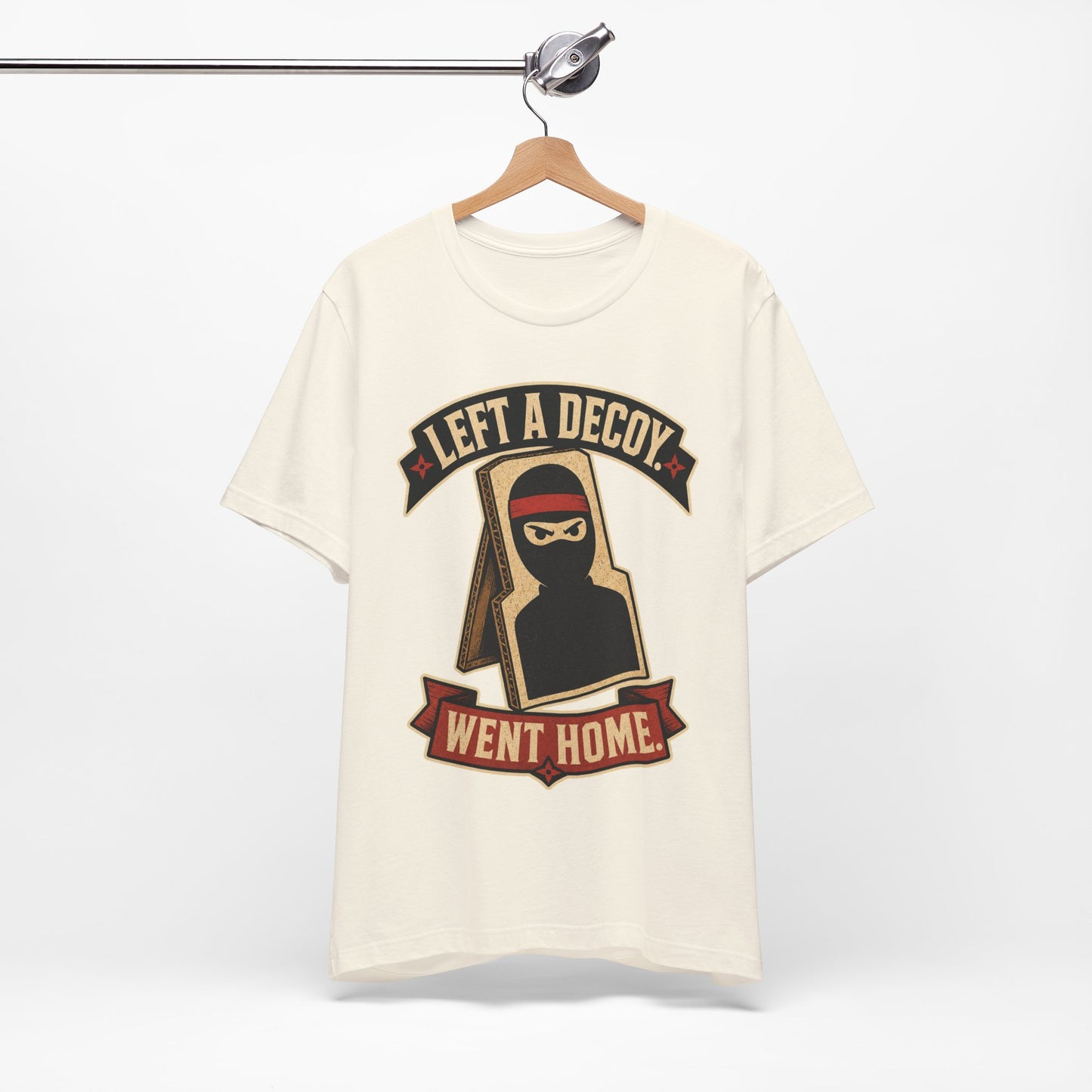Left a Decoy Went Home Funny Ninja Office Shirt | Khai Studio