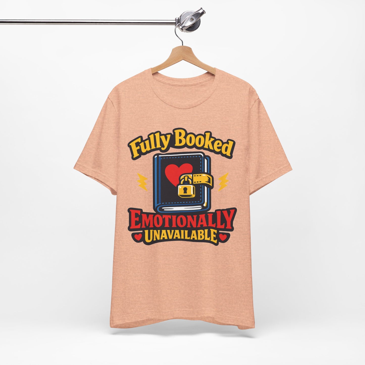 Fully Booked Emotionally Unavailable Funny Introvert Shirt | Khai Studio