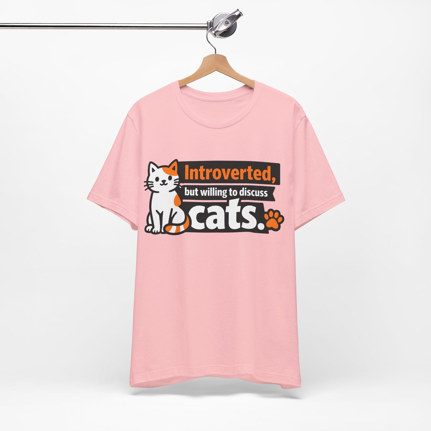 Introverted But Willing to Discuss Cats Funny Cat Shirt | Khai Studio
