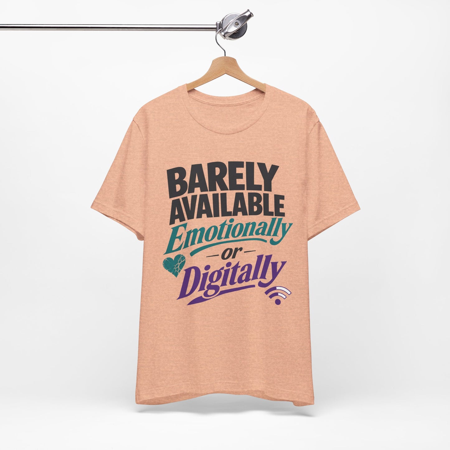 Barely Available Emotionally or Digitally Funny Introvert Shirt | Khai Studio