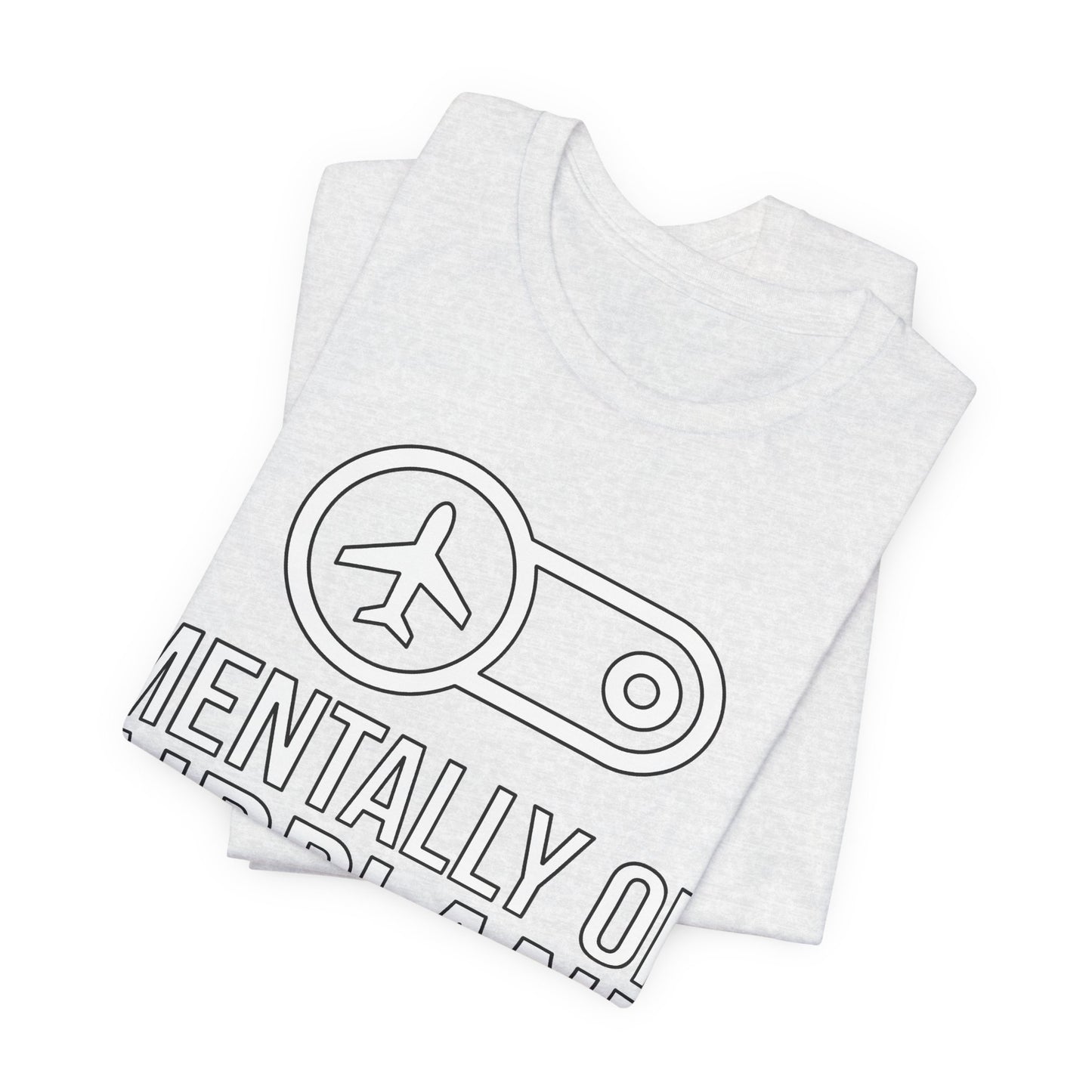 Mentally on Airplane Mode Funny Introvert Shirt | Khai Studio