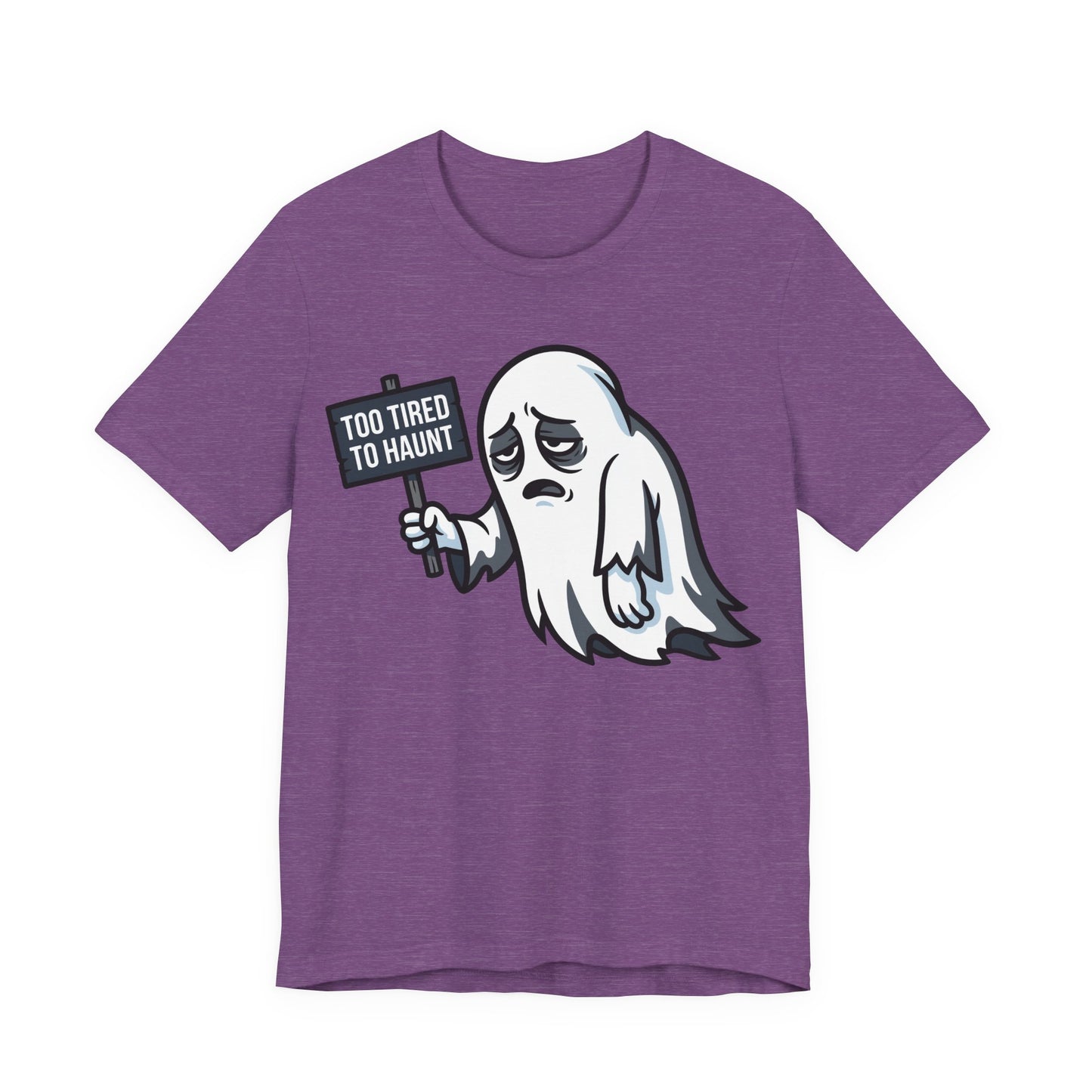 Too Tired to Haunt Funny Burnout Shirt | Khai Studio