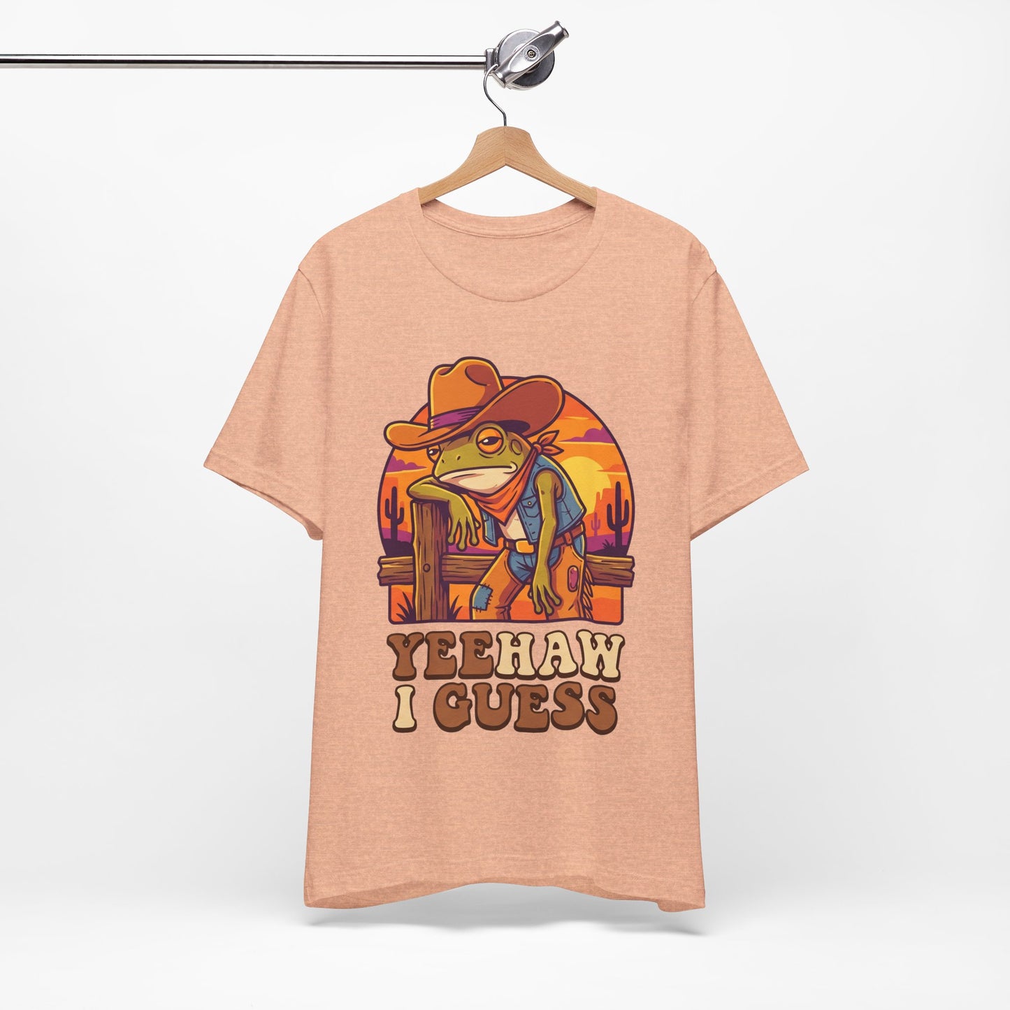 Yeehaw I Guess Funny Burnout Shirt | Khai Studio