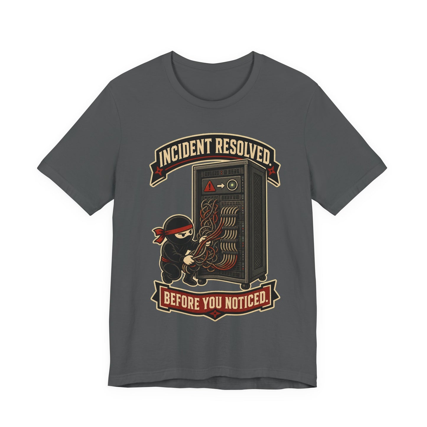 Incident Resolved Before You Noticed Funny Ninja Office Shirt | Khai Studio