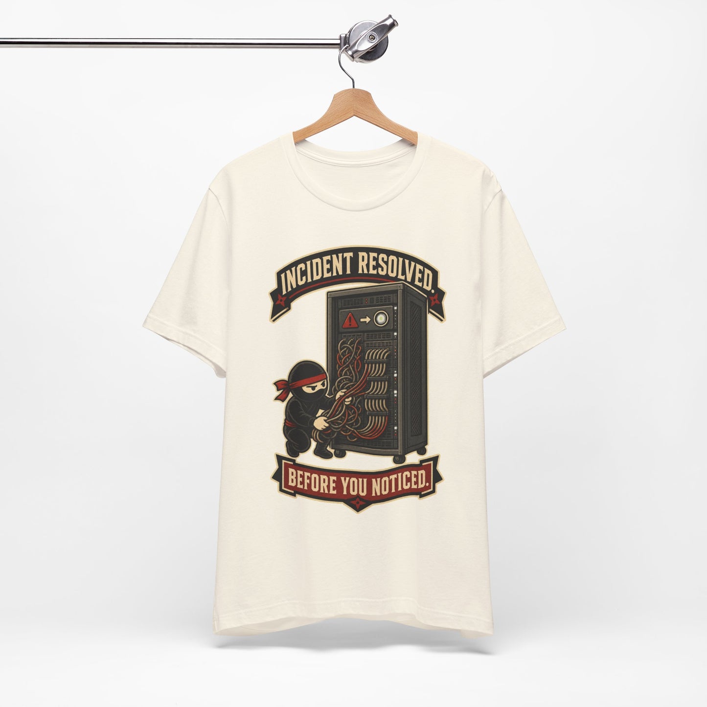 Incident Resolved Before You Noticed Funny Ninja Office Shirt | Khai Studio