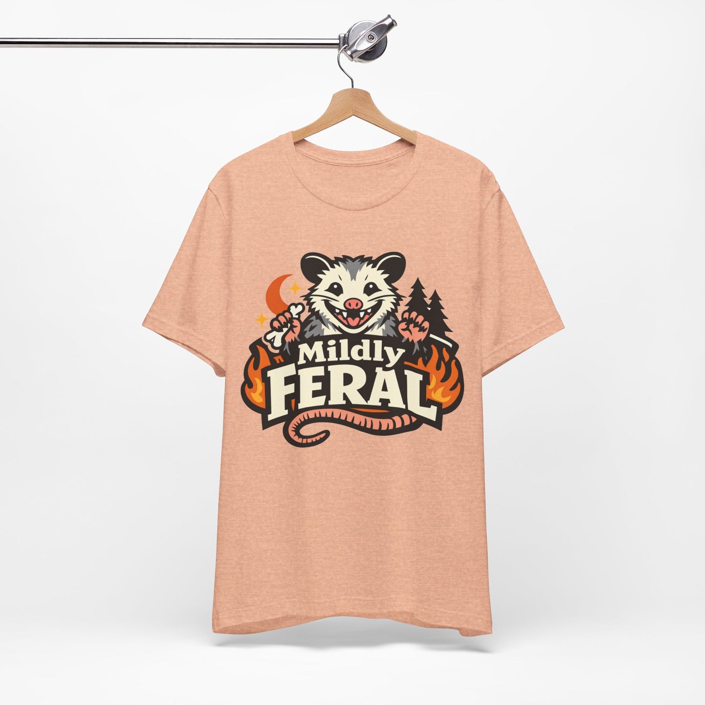 Mildly Feral Funny Burnout Shirt | Khai Studio