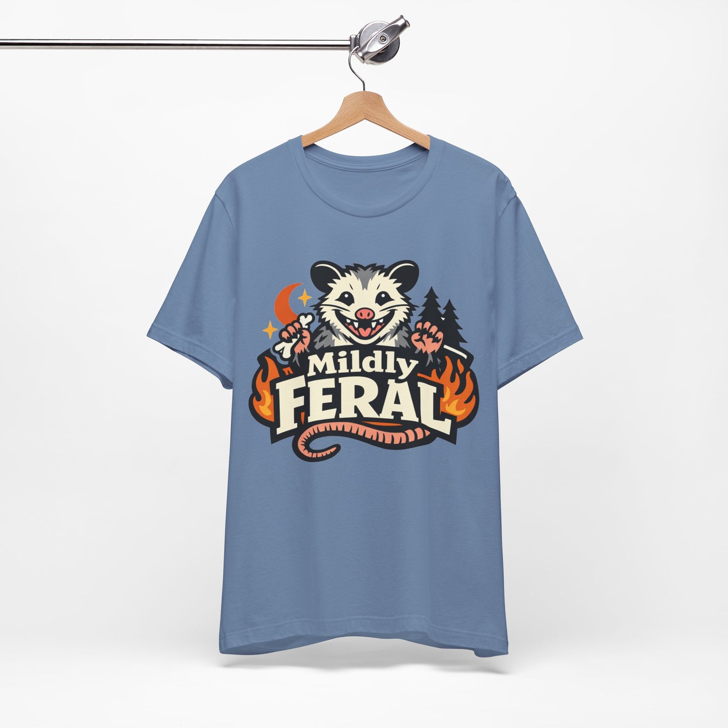 Mildly Feral Funny Burnout Shirt | Khai Studio
