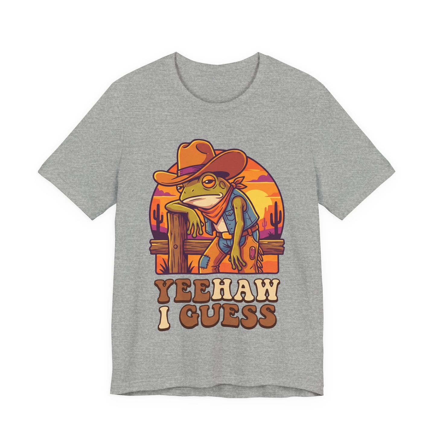 Yeehaw I Guess Funny Burnout Shirt | Khai Studio