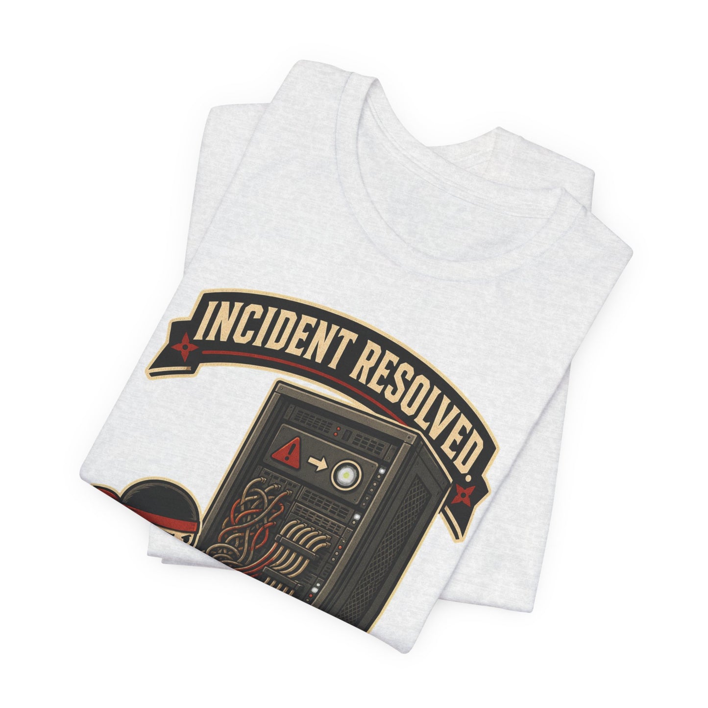 Incident Resolved Before You Noticed Funny Ninja Office Shirt | Khai Studio