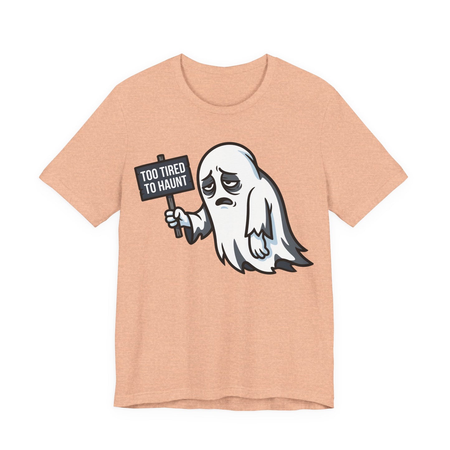Too Tired to Haunt Funny Burnout Shirt | Khai Studio