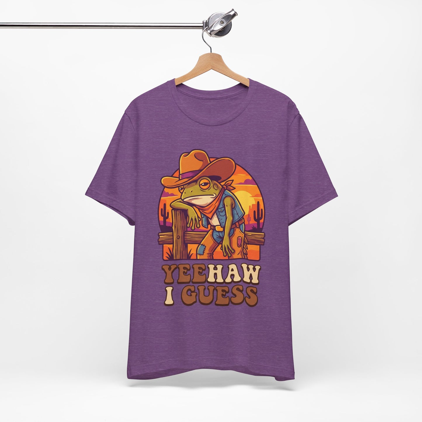Yeehaw I Guess Funny Burnout Shirt | Khai Studio