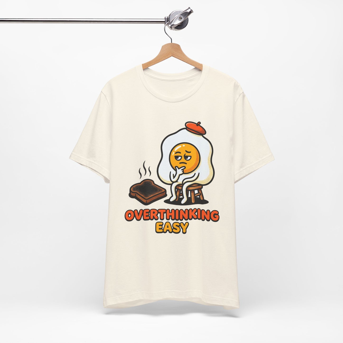 Overthinking Easy Funny Burnout Shirt | Khai Studio
