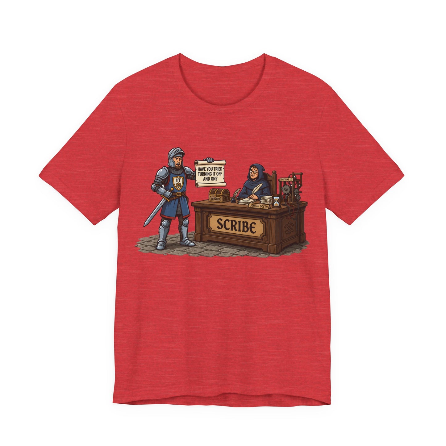 Help Desk Have You Tried Turning It Off and On Funny Burnout Shirt | Khai Studio