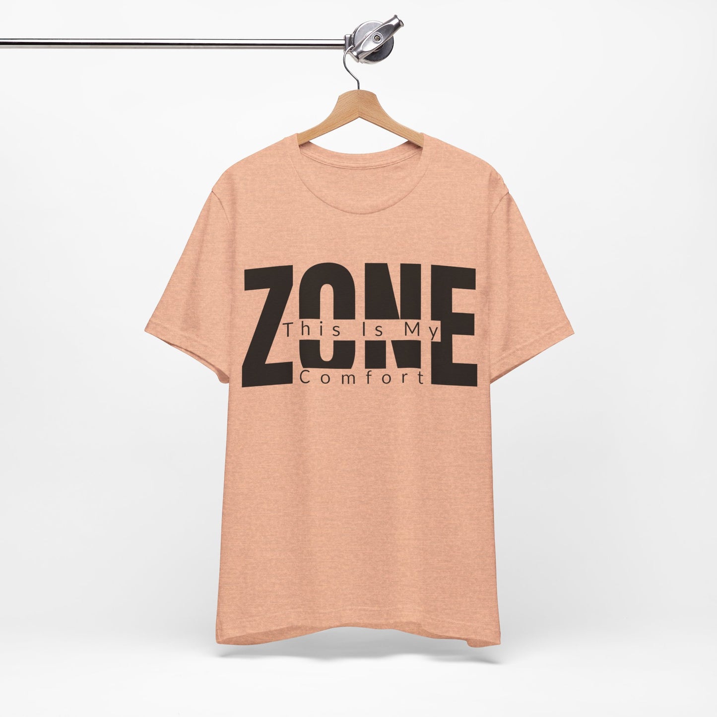 This Is My Comfort Zone graphic on Bella+Canvas 3001 unisex tee