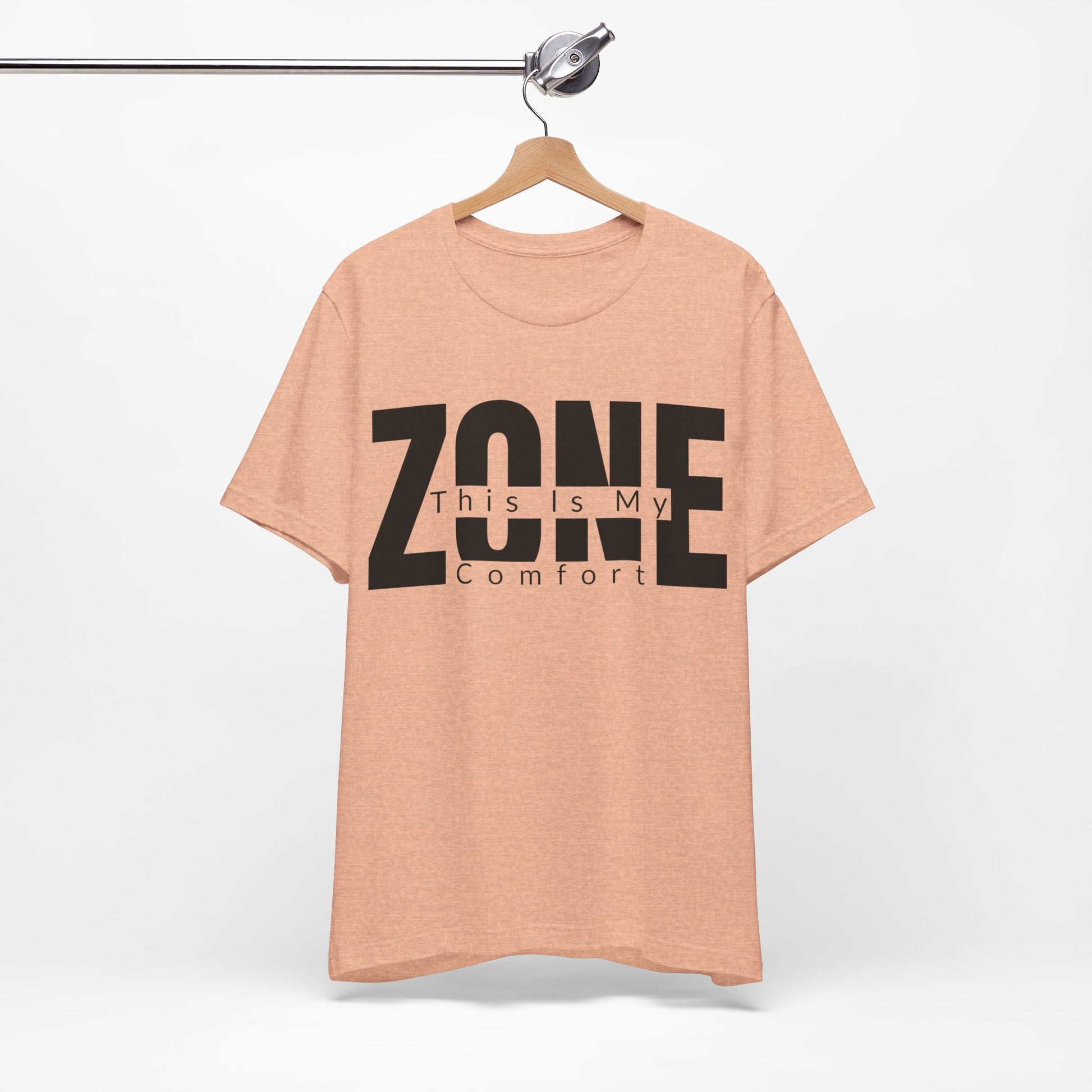 This Is My Comfort Zone graphic on Bella+Canvas 3001 unisex tee