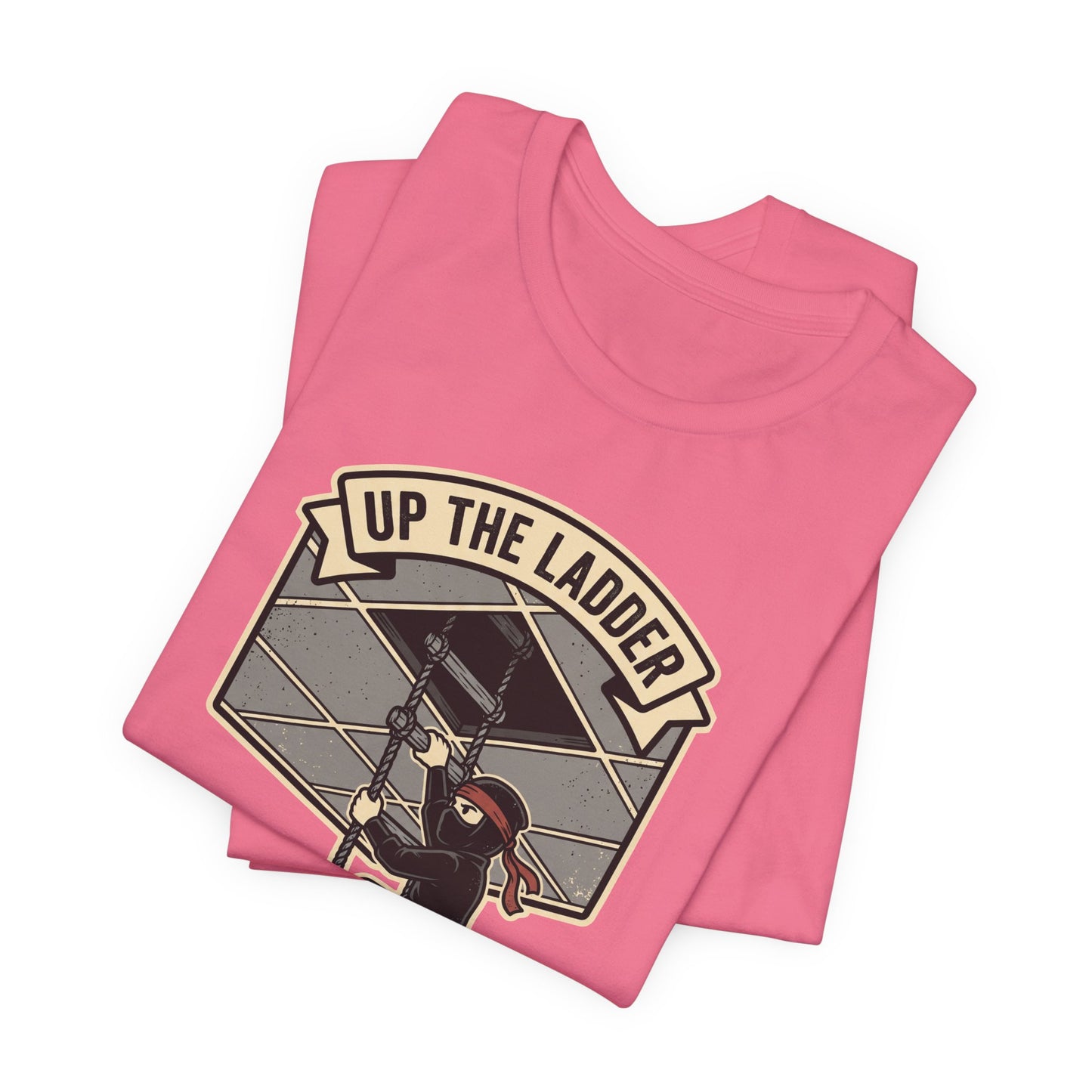 Up the Ladder Under the Radar Funny Ninja Office Shirt | Khai Studio