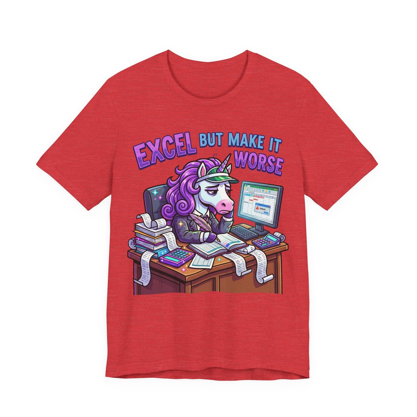 Excel But Make It Worse Funny Burnout Shirt | Khai Studio