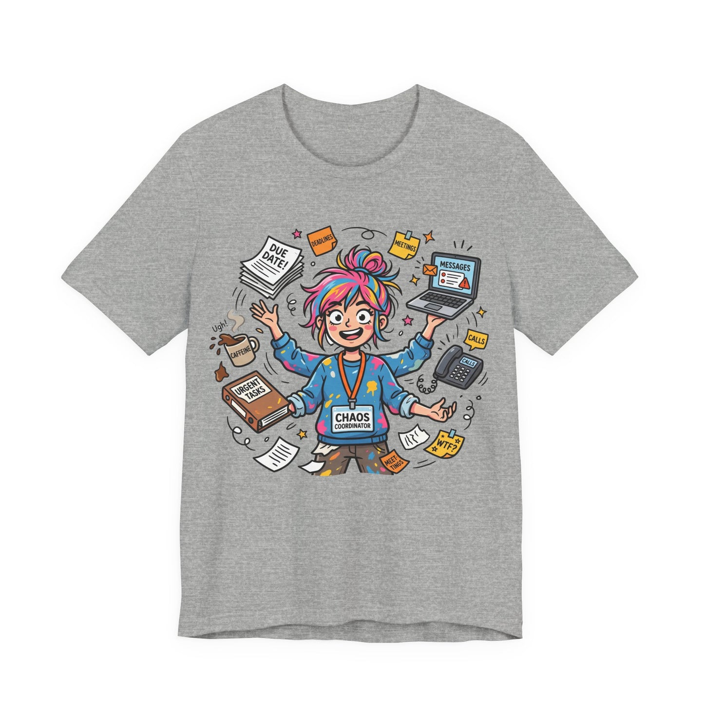 Chaos Coordinator (Feral Edition) Funny Burnout Shirt | Khai Studio