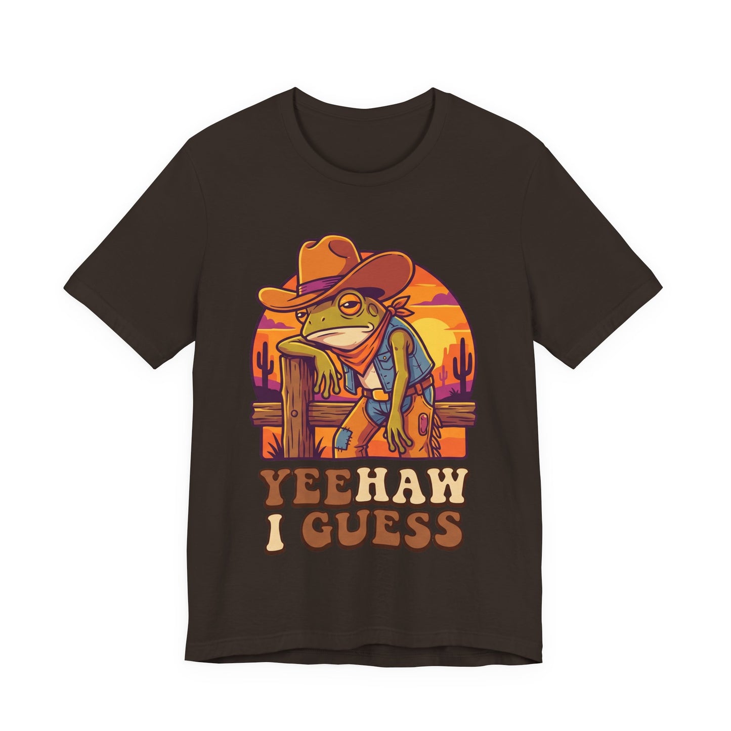 Yeehaw I Guess Funny Burnout Shirt | Khai Studio
