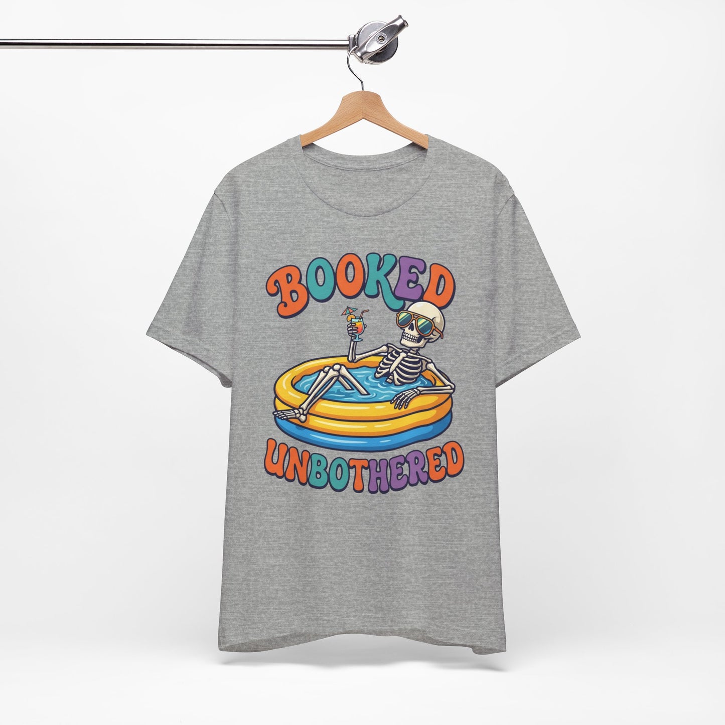 Booked and Unbothered Funny Burnout Shirt | Khai Studio