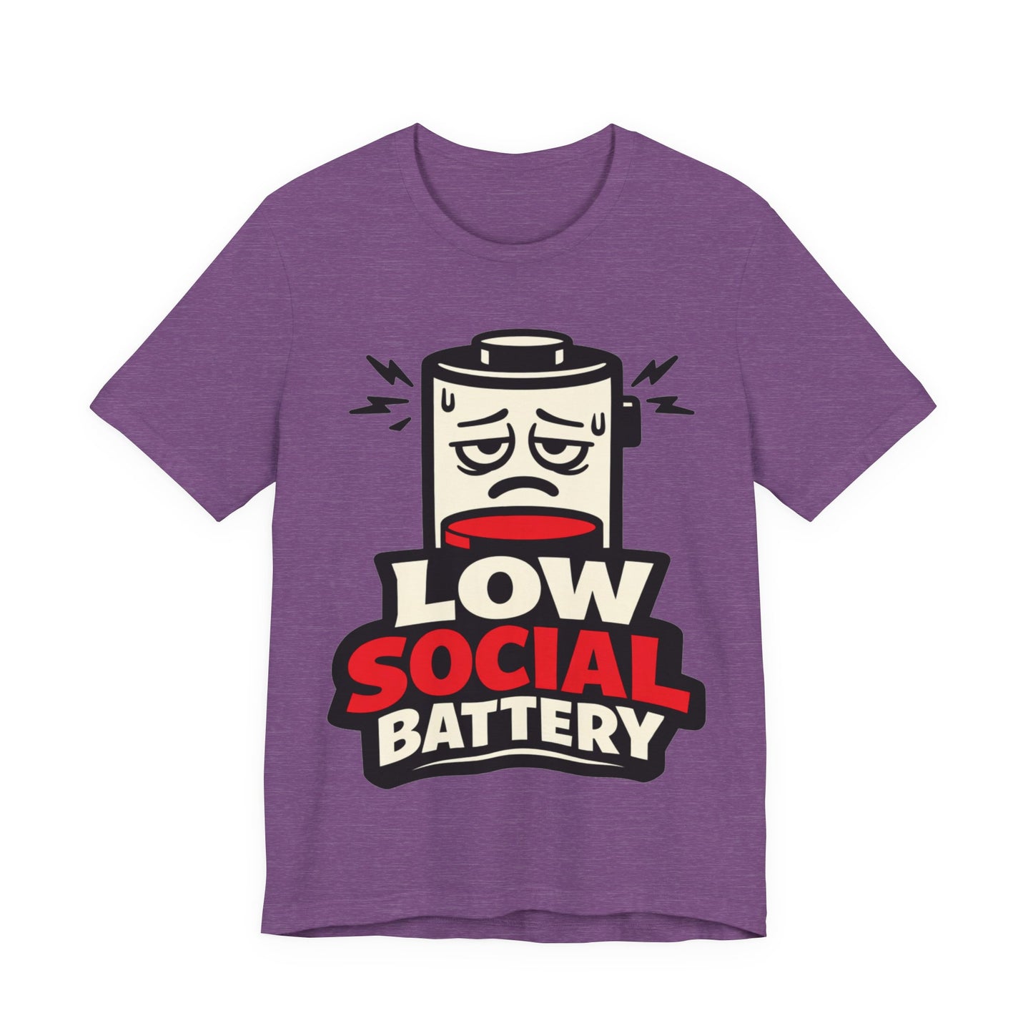 Low Social Battery Funny Introvert Shirt | Khai Studio
