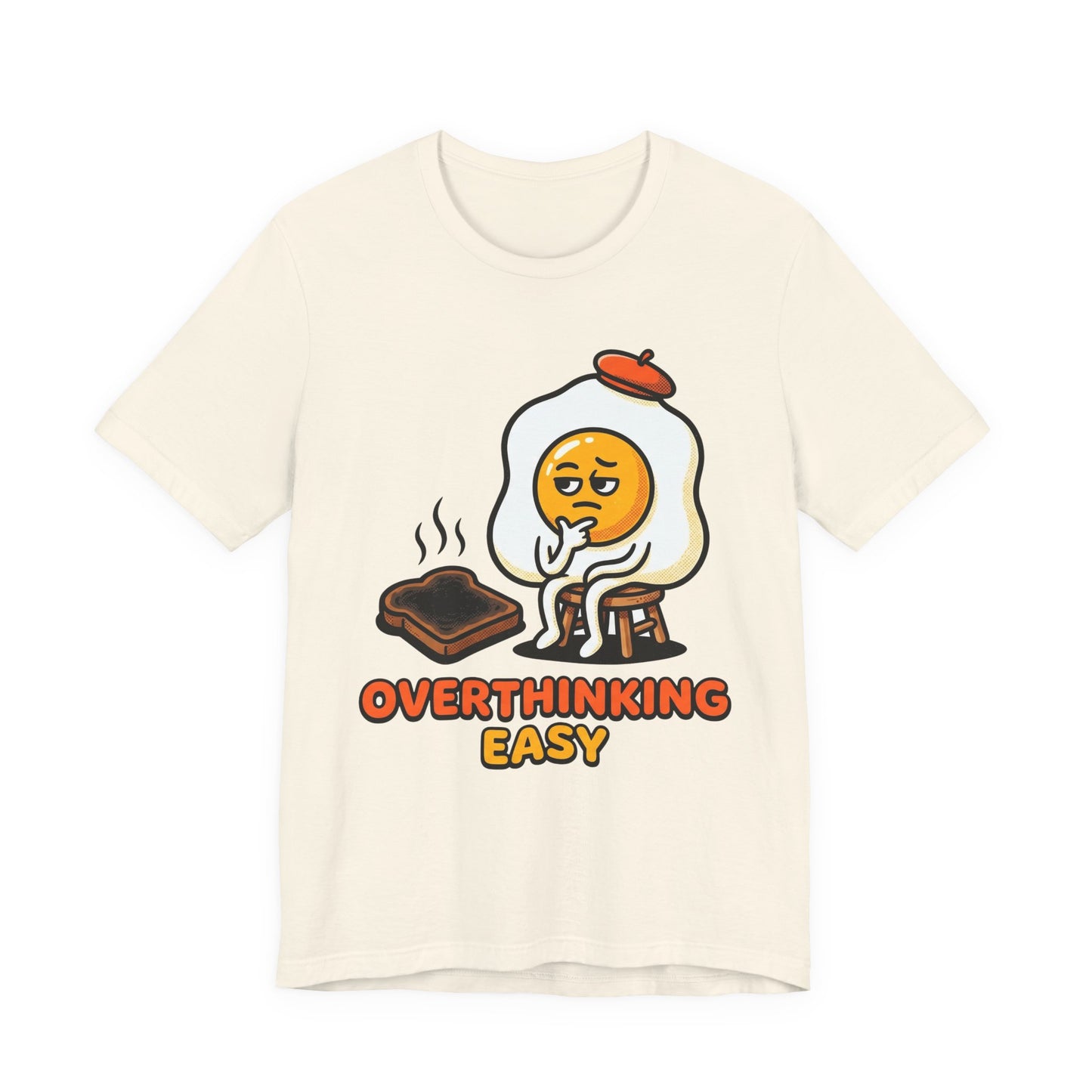 Overthinking Easy Funny Burnout Shirt | Khai Studio