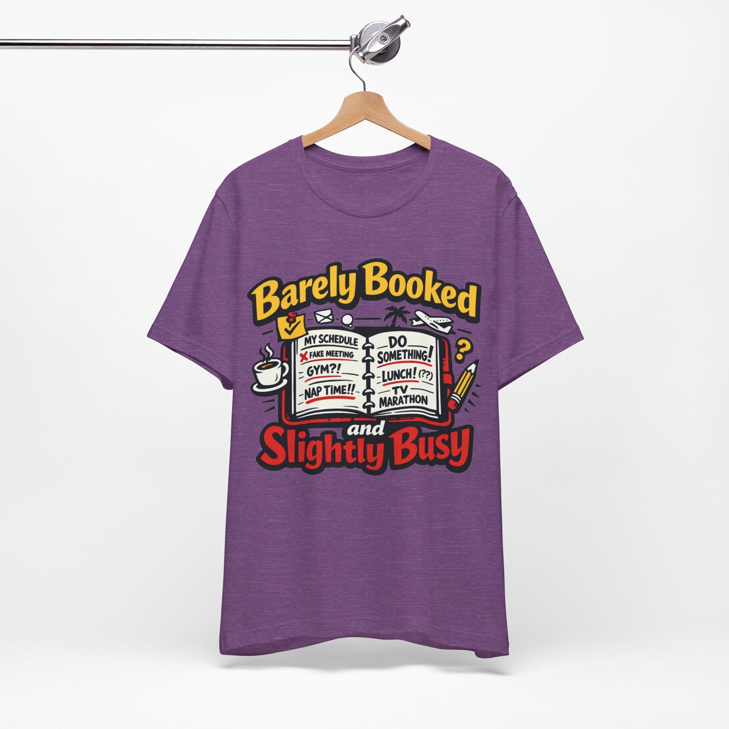 Barely Booked and Slightly Busy Funny Burnout Shirt | Khai Studio