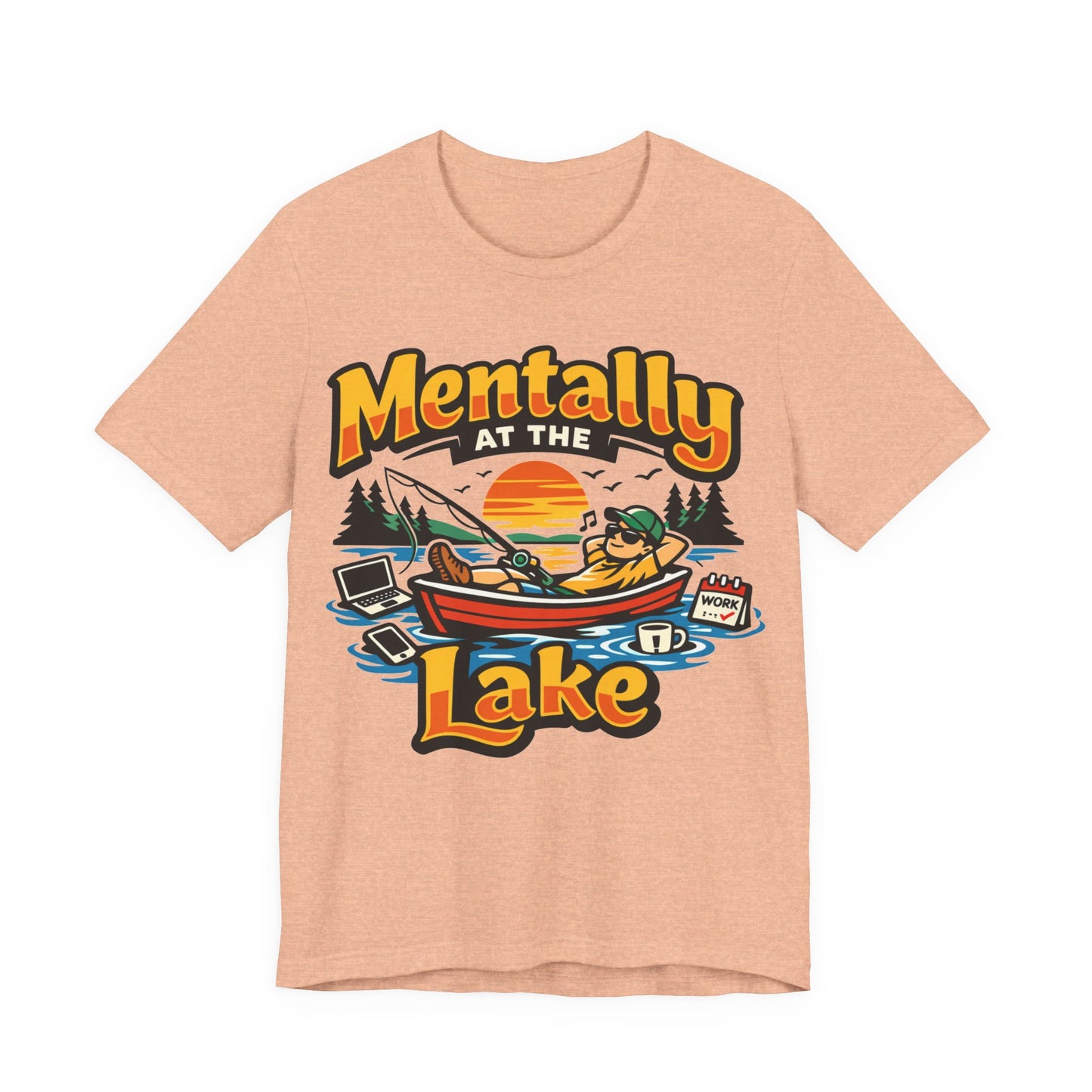 Mentally at the Lake Funny Introvert Shirt | Khai Studio