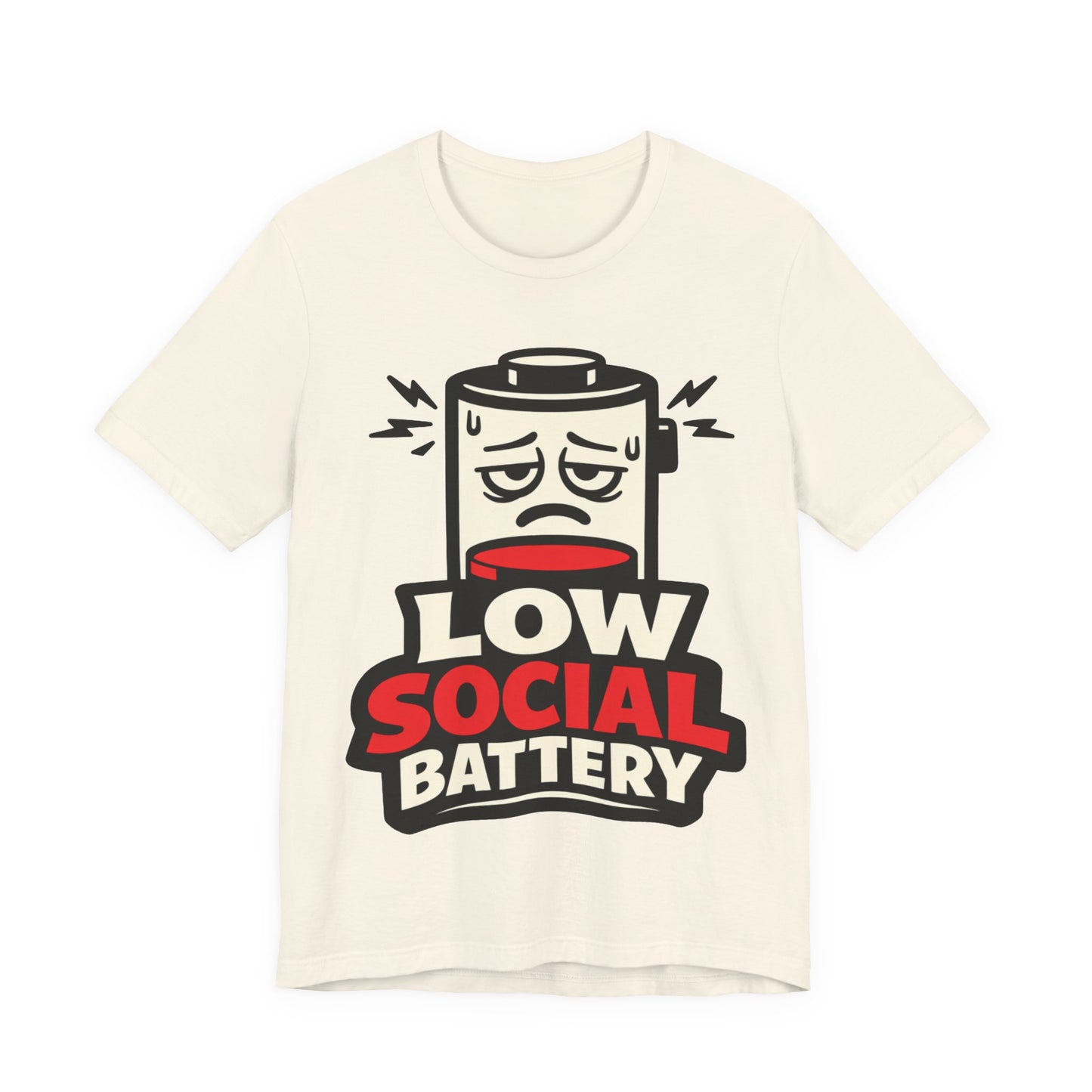 Low Social Battery Funny Introvert Shirt | Khai Studio