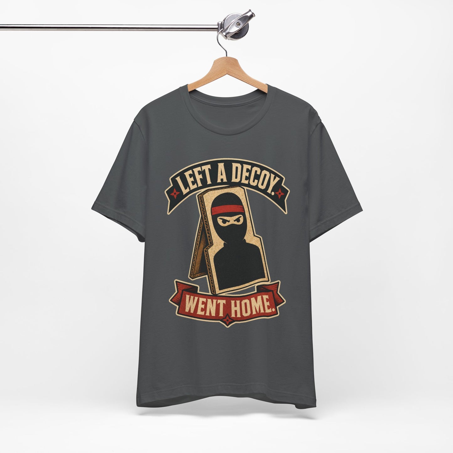 Left a Decoy Went Home Funny Ninja Office Shirt | Khai Studio