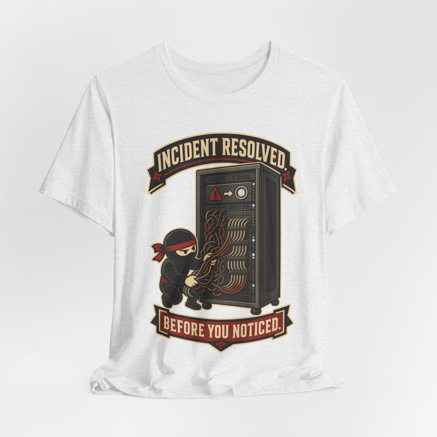 Incident Resolved Before You Noticed Funny Ninja Office Shirt | Khai Studio