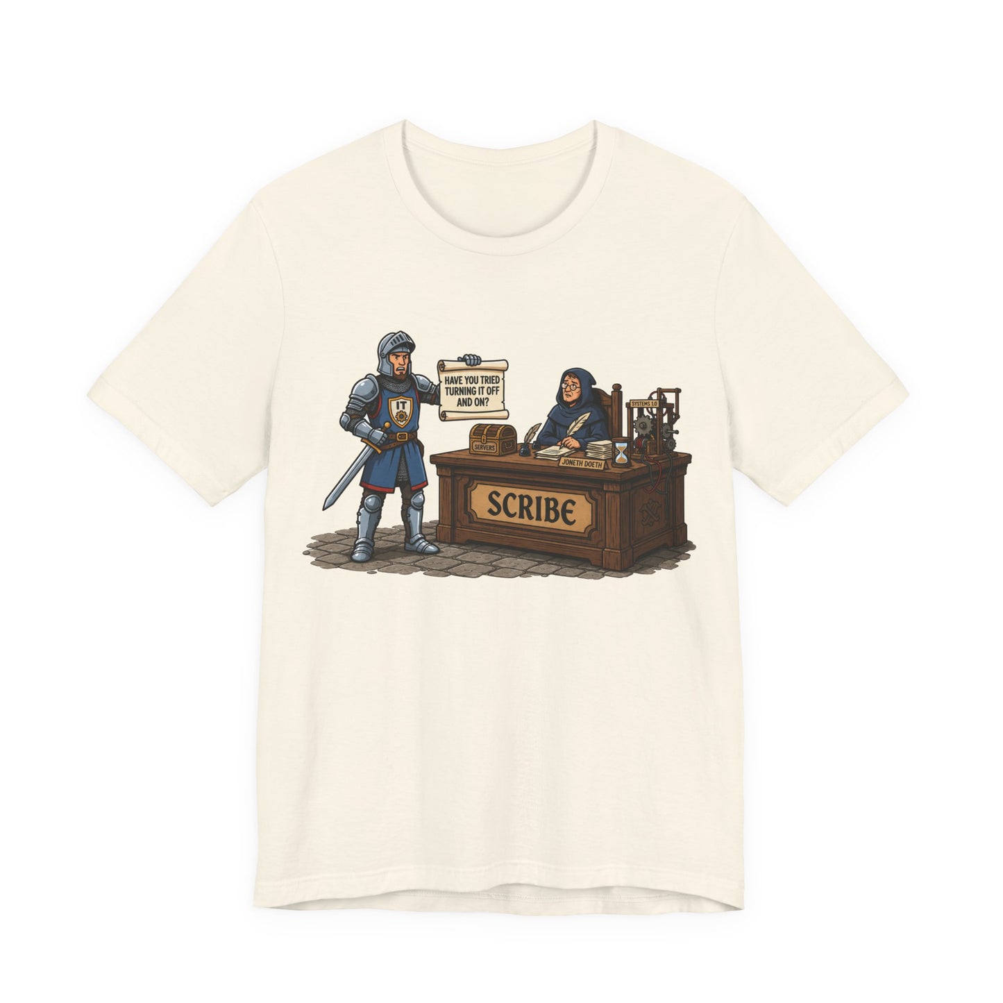 Help Desk Have You Tried Turning It Off and On Funny Burnout Shirt | Khai Studio