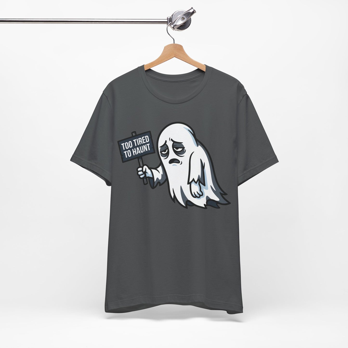 Too Tired to Haunt Funny Burnout Shirt | Khai Studio