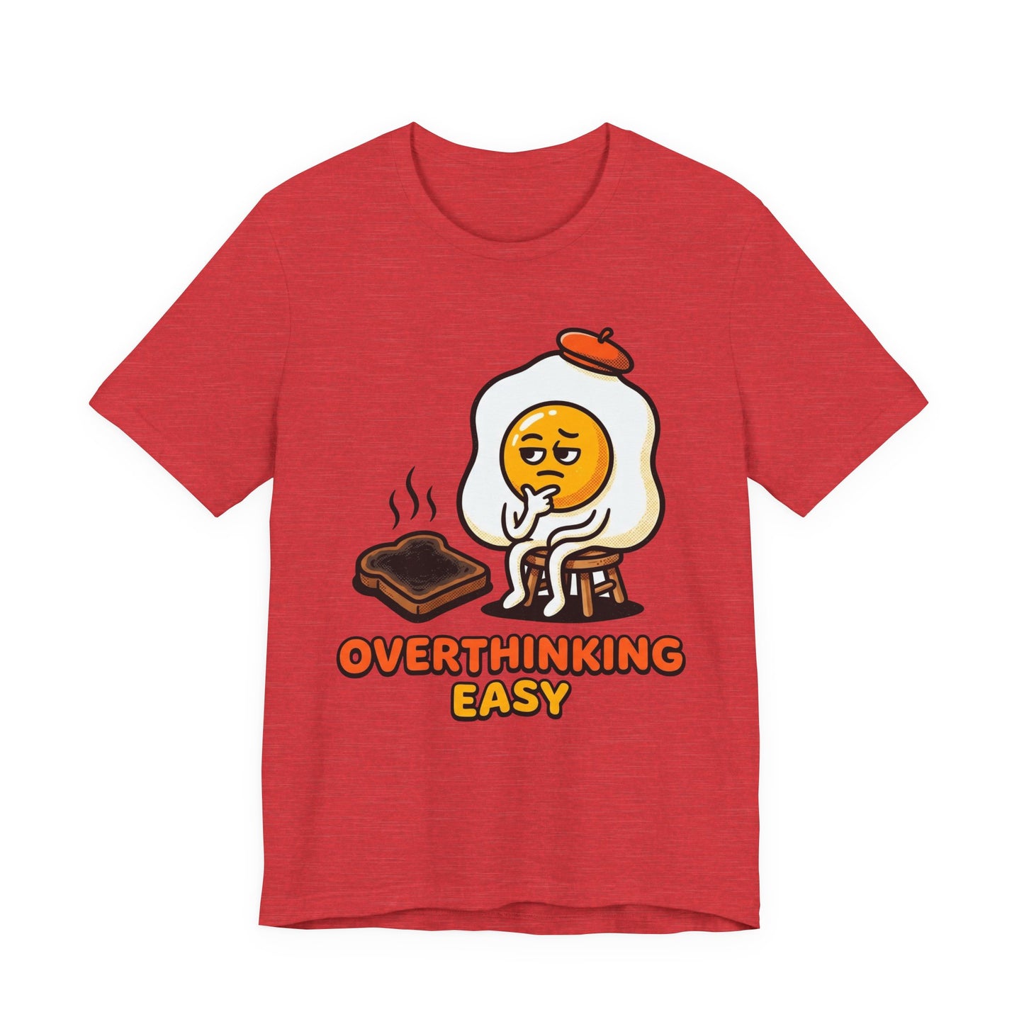Overthinking Easy Funny Burnout Shirt | Khai Studio