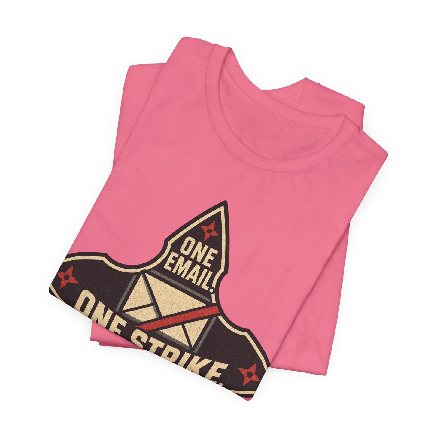 One Email One Strike Thread Closed Funny Ninja Office Shirt | Khai Studio