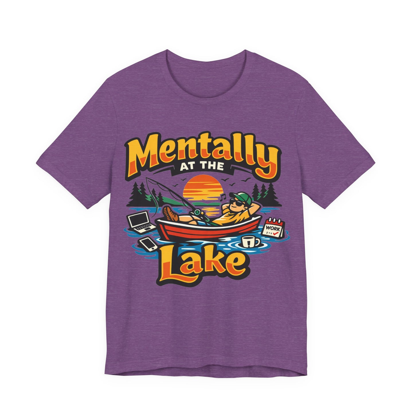 Mentally at the Lake Funny Introvert Shirt | Khai Studio