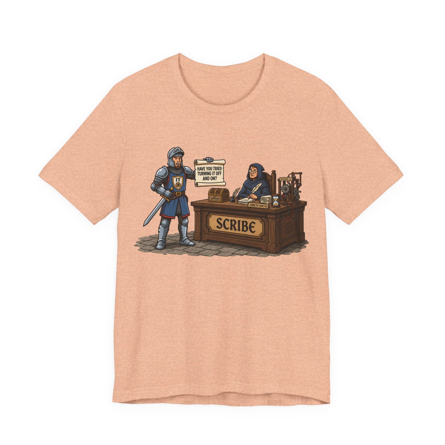 Help Desk Have You Tried Turning It Off and On Funny Burnout Shirt | Khai Studio