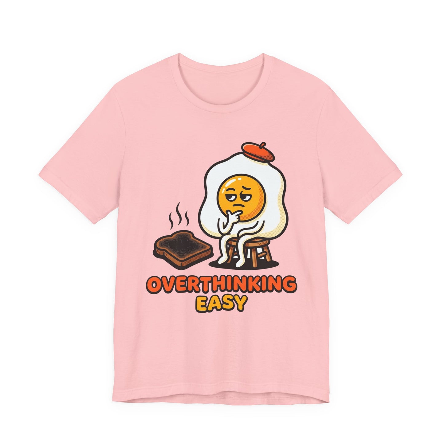 Overthinking Easy Funny Burnout Shirt | Khai Studio