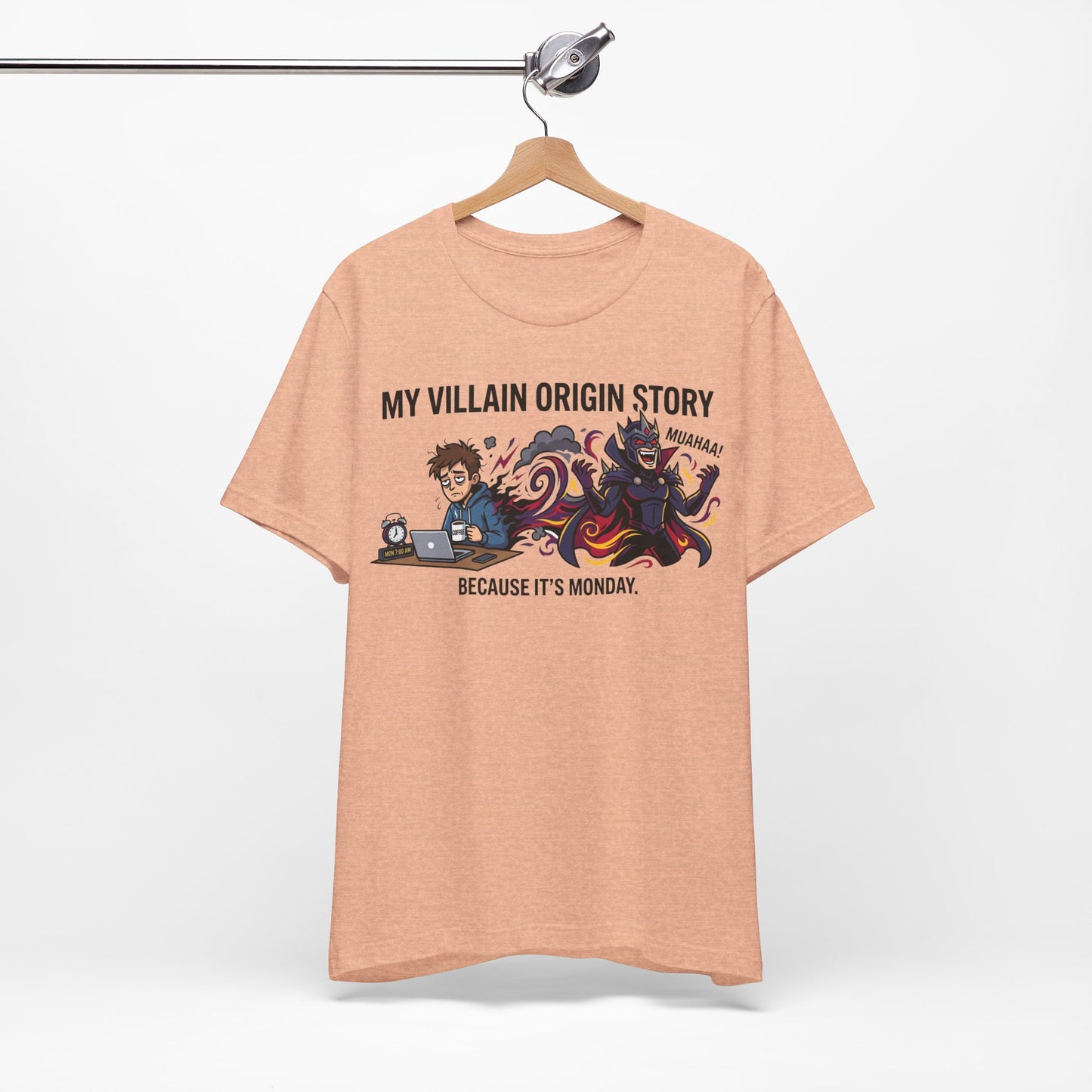 My Villain Origin Story Because It's Monday Funny Burnout Shirt | Khai Studio