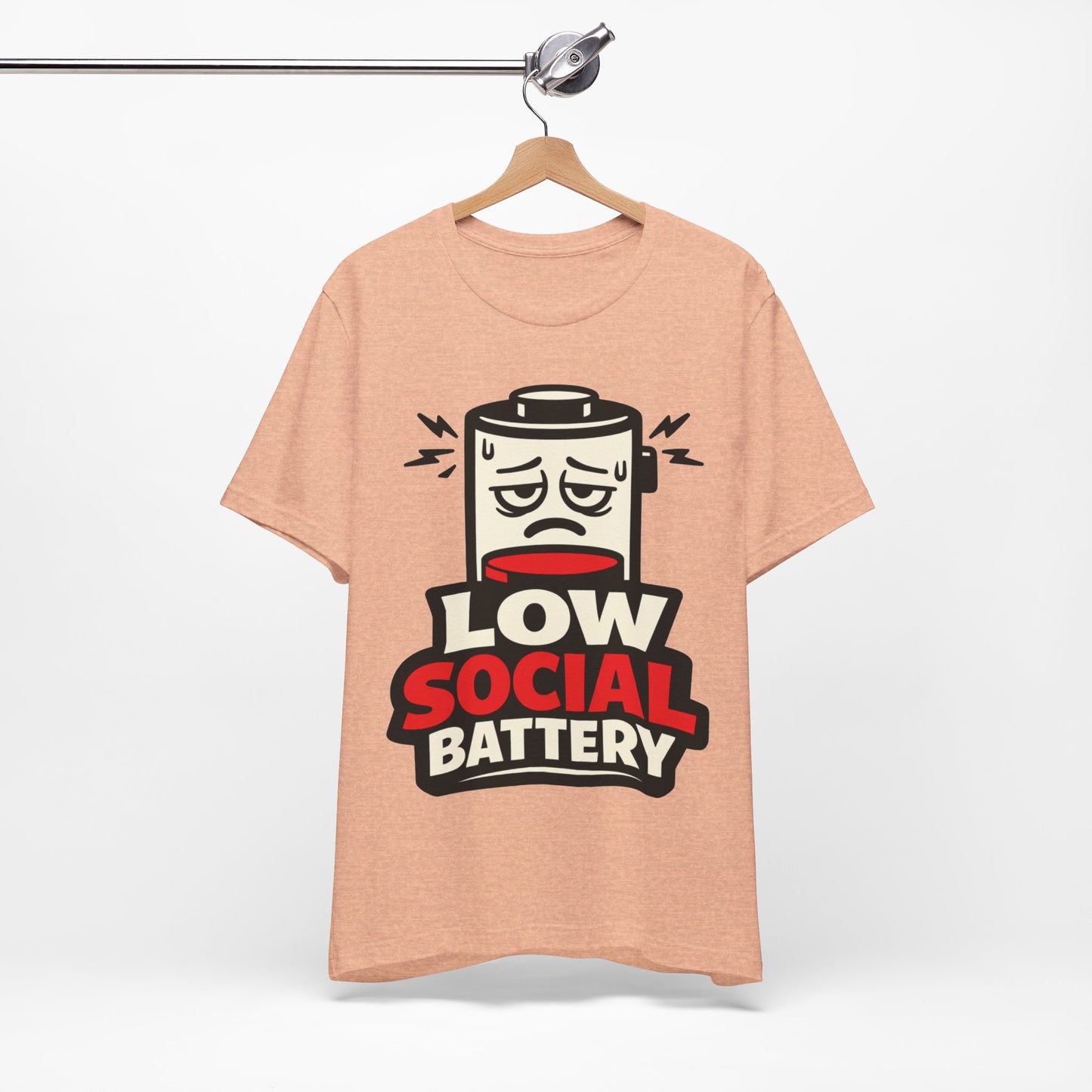 Low Social Battery Funny Introvert Shirt | Khai Studio