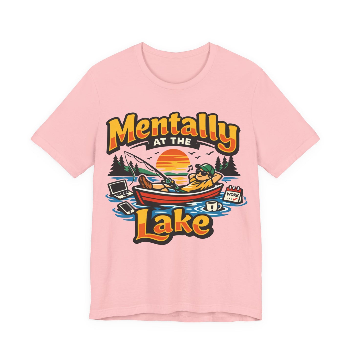 Mentally at the Lake Funny Introvert Shirt | Khai Studio